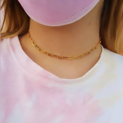 Choker Eslabones alrgados