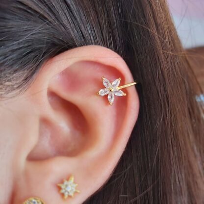 Earcuff flor grande