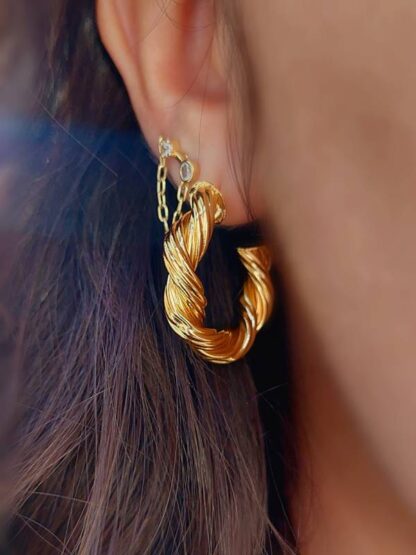 Arracada twist media - Imagen 3