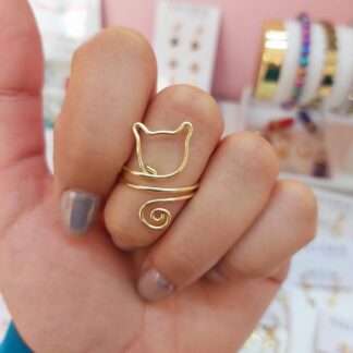 Anillo gatito alambrismo