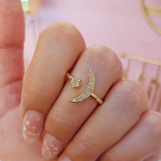 Anillo luna creciente