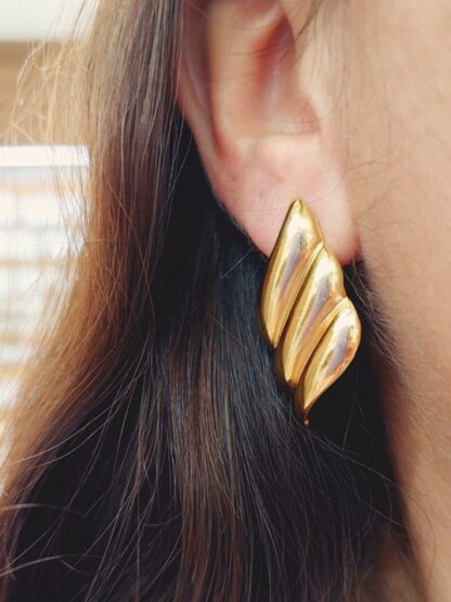 Aretes chunky triple - Imagen 2