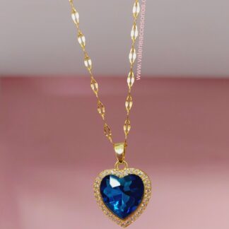 Collar corazón del mar