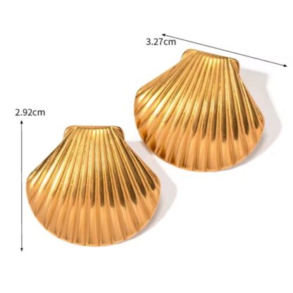 Arete concha marina - Imagen 4